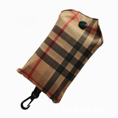 Foldable Shopping Bag-Purple-blue