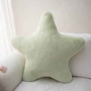 Nordic Star Throw Pillow-Green