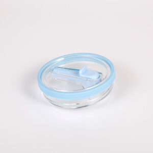 40oz Cup Lid With Straw-sky blue