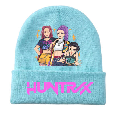 Huntrix Knitted Hat-Blue-8
