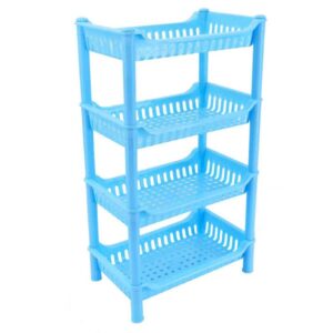 Four-Tier Storage Shelf-blue