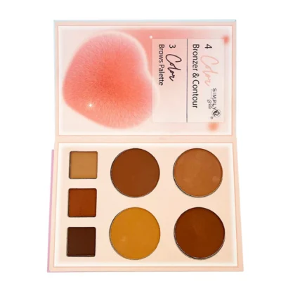 Simply Bella Coquette Book Palette Eyeshadow, Blush, Highlighter, Contour