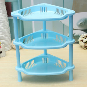 Three-Tier Storage Shelf-blue