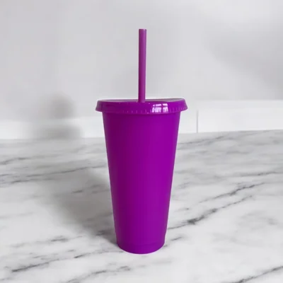710ml Plastic Cup-purple
