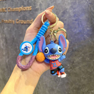 Bag Charms Keychains-Blue Basketball