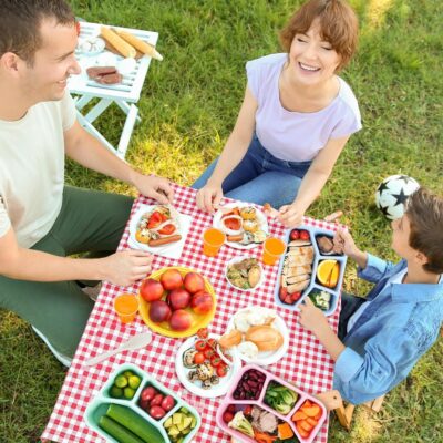 Wheat Straw Lunchbox With Lid-Nordic Pink