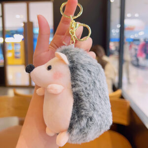 O1CN01AU4yvE1SdFkkVpkT6_!!6000000002269-0-cib Cute Plush Cartoon Keychain-Plush Hedgehog - Blue