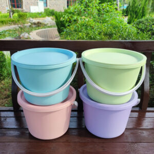 Household Colored Plastic Hand-held Plastic Bucket