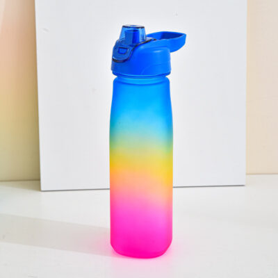 1000ml Portable Plastic Water Bottle-Blue, Yellow, Purple