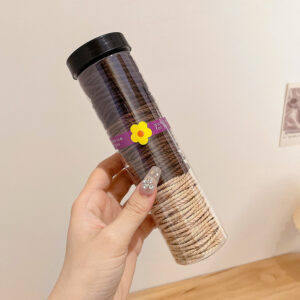 Autumn/Winter Round Jar Hair Ties-4