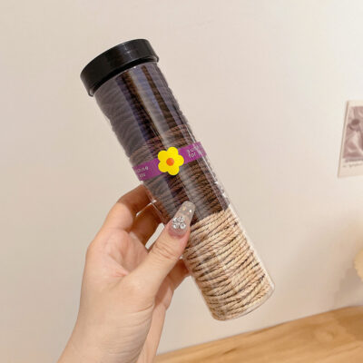 Autumn/Winter Round Jar Hair Ties-4
