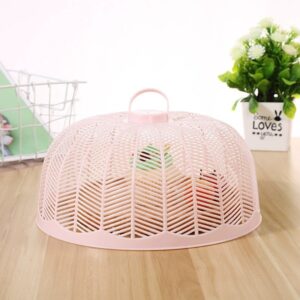 Round Mini Plastic Food Cover-Pink