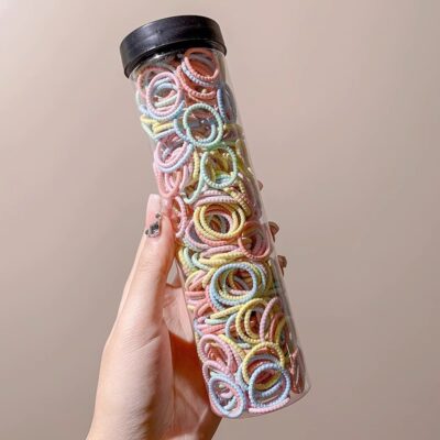 Autumn/Winter Round Jar Hair Ties-5