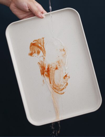 Wheat Straw Tray-Peacock Green Large size 38cm*27cm