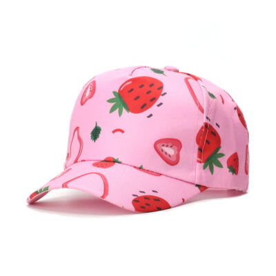 Children's Cartoon Animal Hats-Strawberry