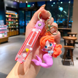 Bag Charms Keychains-Red hair