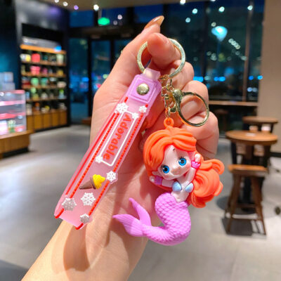 Bag Charms Keychains-Red hair