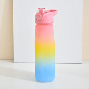 1000ml Portable Plastic Water Bottle-Pink, Yellow, Blue