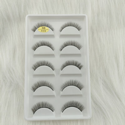 3D Mink Fur False Eyelashes-3DX-09