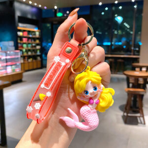 Bag Charms Keychains-Blonde hair