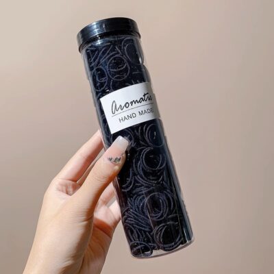 Autumn/Winter Round Jar Hair Ties-9