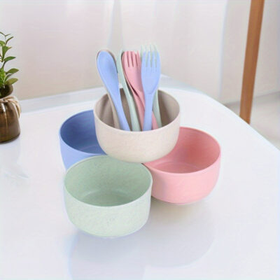 Wheat Straw Dinnerware Set