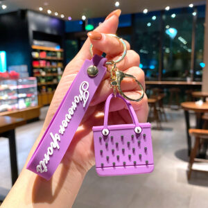 Cartoon Animation Keychain-Purple