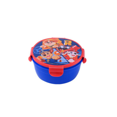 300ml Children's Cartoon Round Bento Box-red and blue 2