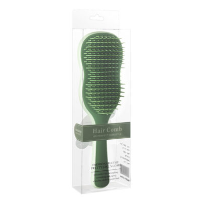 Banana Leaf Long Hair Volumizing Styling Comb-Green