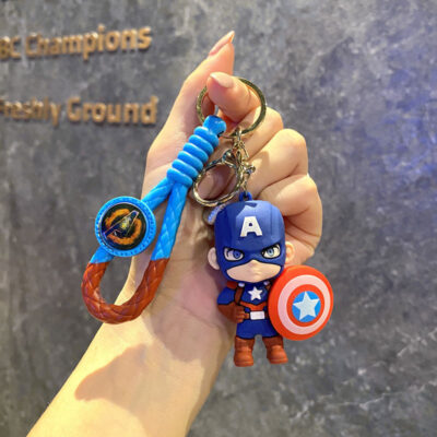 Bag Charms Keychains-Captain America