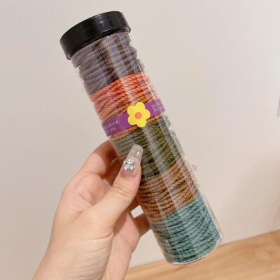 Autumn/Winter Round Jar Hair Ties-7