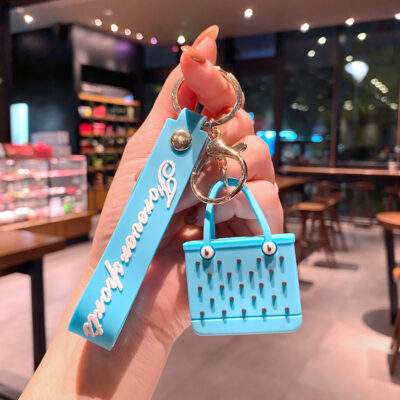 Bag Charms Keychains-Sky Blue