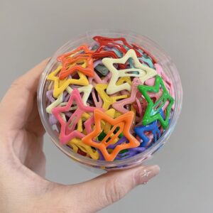 Cute Star Y2K Hair Clip-Random color (22 pieces)