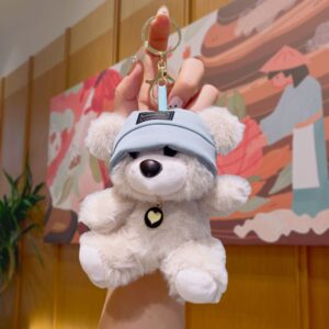 O1CN01wDRmyA1kFaMAN44qY_!!6000000004654-0-cib Cute Plush Cartoon Keychain-Plush Scented Bear - Blue Hat