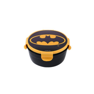 300ml Children's Cartoon Round Bento Box-Black and Yellow