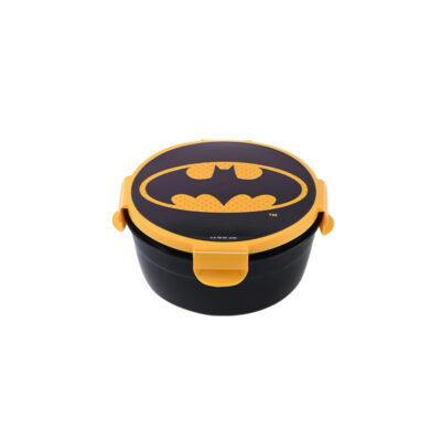 300ml Children's Cartoon Round Bento Box-Black and Yellow