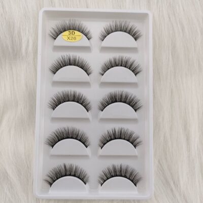 3D Mink Fur False Eyelashes-3DX-26