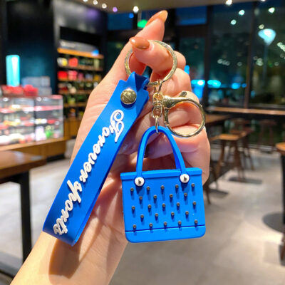 Bag Charms Keychains-Dark Blue