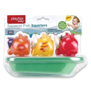 Playtex Squeeze Fish Squirters And Rinser Boat-PL66555