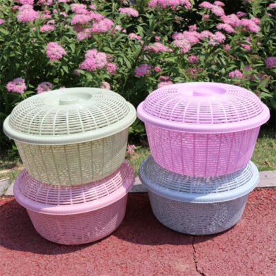 Lidded Fly-proof Steamed Bun Basket-Large