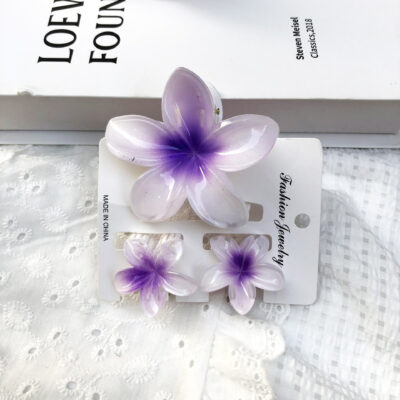 Hair Clip 3-piece set- purple