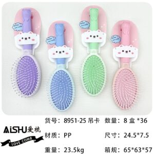 Candy-Colored Cushion Comb