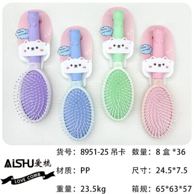 Candy-Colored Cushion Comb