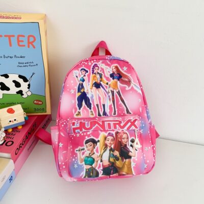 Huntrix Children Backpack- rose pink