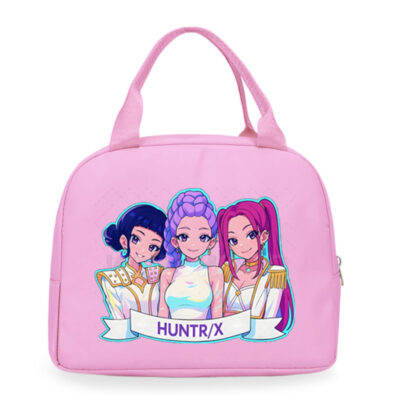 Kpop Demon Hunters Lunchbag-Pink 4