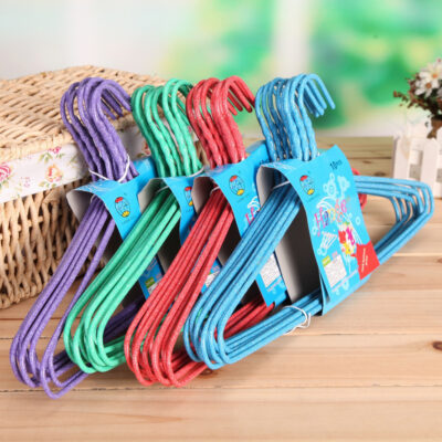 O1CN01EsleO227qRRJtimqA_!!6000000007848-0-cib 39cm long Plastic-coated Wire Clothes Hanger