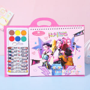 O1CN01KskLRE1d32Dz6Zl4s_!!6000000003679-0-cib Children's Coloring Book-Witch Hunter Squad - Pink
