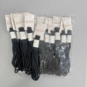 Thickened Shoelaces-Black round shoelaces
