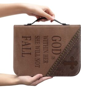 Leather Cross-print Book Cover-3