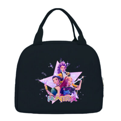 O1CN01WGGhRY1WzvrfPgmEj_!!6000000002860-0-cib Kpop Demon Hunters Lunchbag-Black 10
